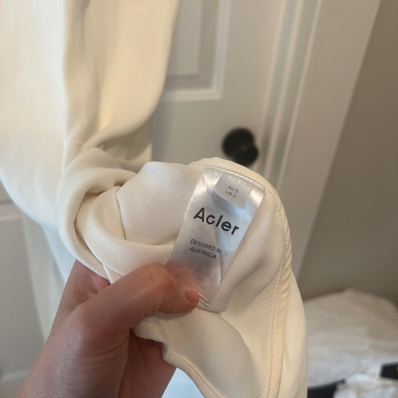 Acler Ivory Hurley Draped Midi-Dress - Picture 10 of 12